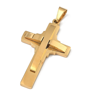 304 Stainless Steel  Pendants STAS-H256-01G-1