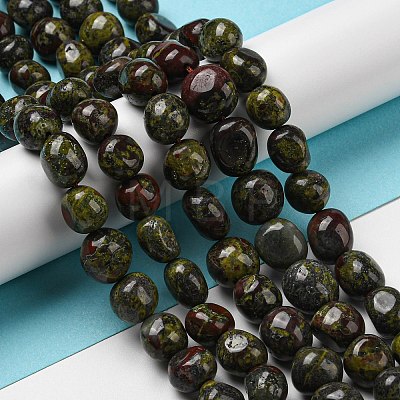 Natural Dragon Blood Beads Strands G-C038-02A-05-1