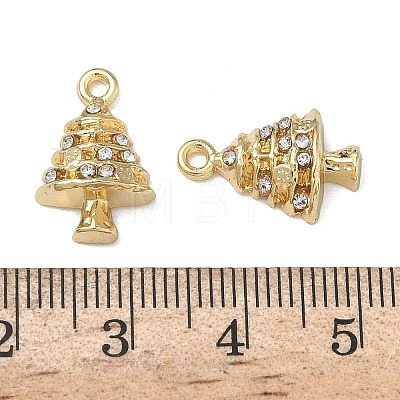 Christmas Alloy Crystal Rhinestone Pendants FIND-L026-01K-G-1