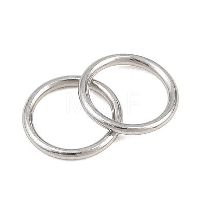 304 Stainless Steel Closed Jump Rings STAS-G393-06P-19-1