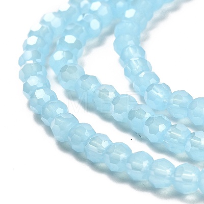 Imitation Jade Glass Beads Stands EGLA-A035-J4mm-B04-1