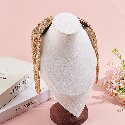 2Pcs Iron Tassel Chain Shoulder Epaulettes DIY-HY0003-58G-1