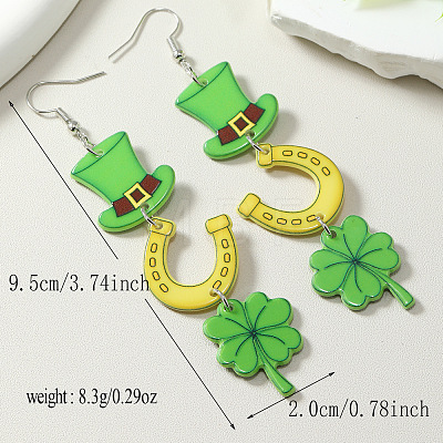 Acrylic Dangle Earrings FS-WG4D8B0-03-1