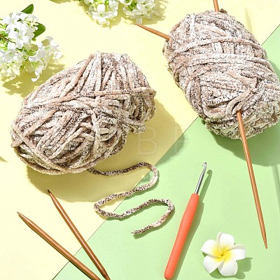 Soft Crocheting Polyester Yarn YCOR-FZC0001-01D-1
