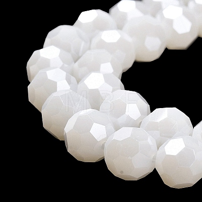 Electroplate Glass Beads Strands EGLA-A035-J10mm-A05-1