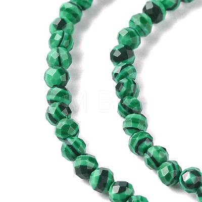Synthetic Malachite Beads Strands G-F747-G01-01-1
