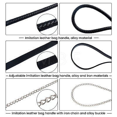 Imitation Leather Bag Handles FIND-PH0015-82-1