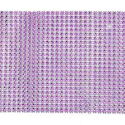 24 Rows Plastic Diamond Mesh Wrap Roll DIY-L049-05A-1
