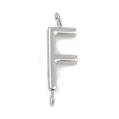 304 Stainless Steel Letter Connector Charms STAS-M108-01P-06-1