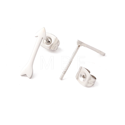 304 Stainless Steel Studs Earrings EJEW-M208-10P-1