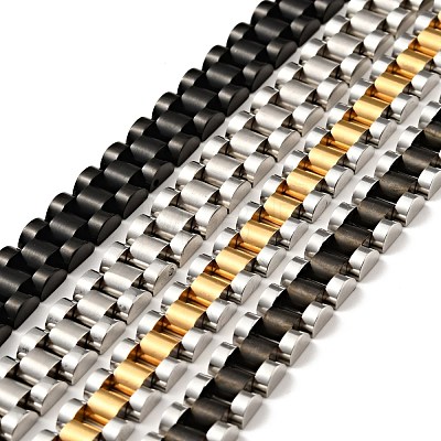 304 Stainless Steel Thick Link Chain Bracelet BJEW-G649-10-1