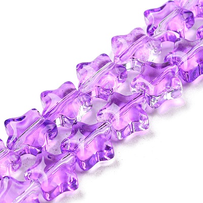Transparent Glass Beads Strand GLAA-F112-02G-01-1