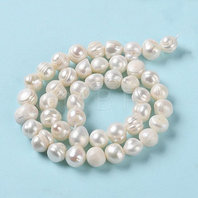 Natural Cultured Freshwater Pearl Beads Strands PEAR-E018-08-1