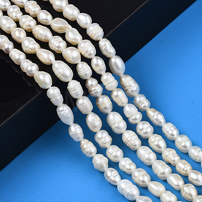 Natural Cultured Freshwater Pearl Beads Strands X-PEAR-N012-05E-1