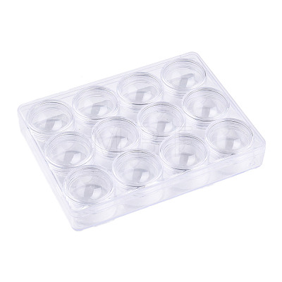 Rectangle Polystyrene Plastic Bead Storage Containers CON-N011-046A-1