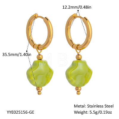304 Stainless Steel Hoop Earrings ZP5553-2-1