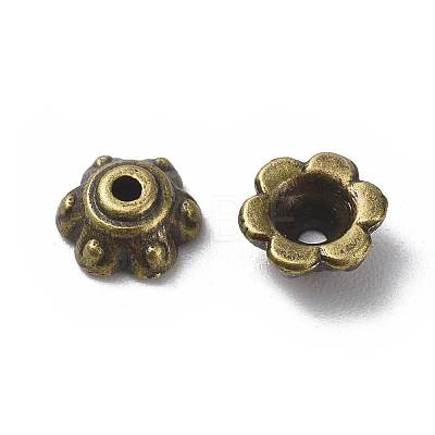 Tibetan Style Bead Caps X-MLF0571Y-NF-1