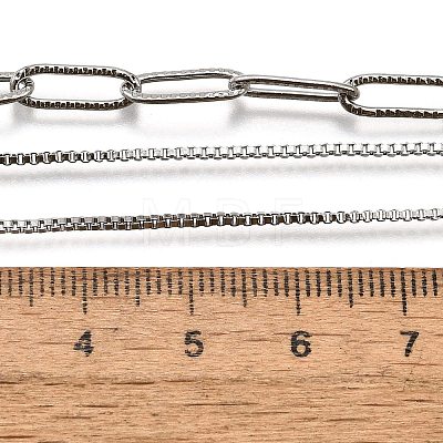 Non-Tarnish 304 Stainless Steel Chain Necklaces X-NJEW-JN02767-1