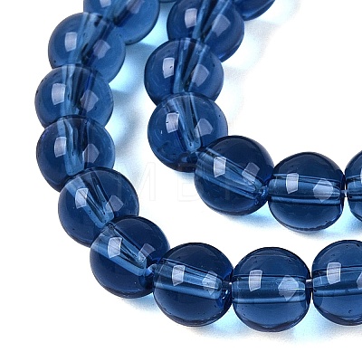 Transparent Glass Beads Strands GLAA-T032-T6mm-28-1