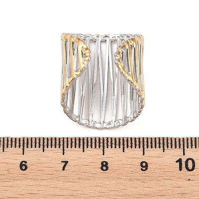 304 Stainless Steel Cuff Open Rings SA-H001-10GP-1