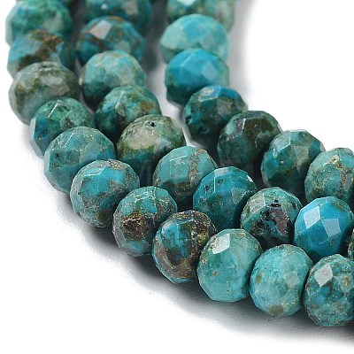 Natural Chrysocolla Beads Strands G-P514-C02-01-1