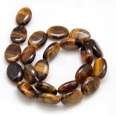 Natural Gemstone Tiger Eye Beads Strands X-G-L164-A-07-1