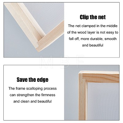Wooden Paper Making DIY-WH0171-46B-1