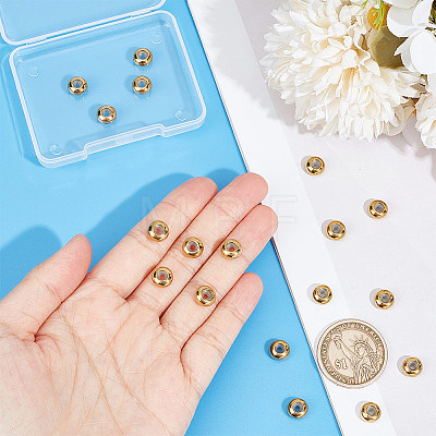 20Pcs Stainless Steel Beads STAS-UN0053-64-1