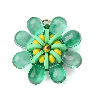 Glass & Polymer Clay Pendants PALLOY-MZ00810-06-1