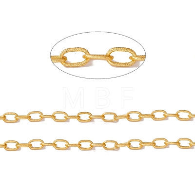 Oval Oxidation Aluminum Cable Chains CHA-G001-03G-1