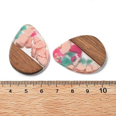 Resin and Walnut Pendants FIND-R051-04G-1