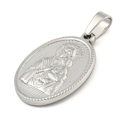 Non-Tarnish 304 Stainless Steel Pendants STAS-B071-02I-17P-1
