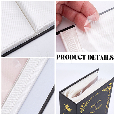 Paper Cover Interstitial Album Book AJEW-CP0011-01C-1