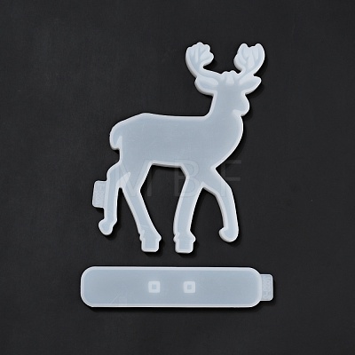 Christmas DIY Reindeer Display Silicone Molds DIY-A034-31-1