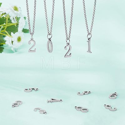 304 Stainless Steel Pendants STAS-UN0013-09P-1