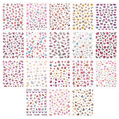 Embroidery Style Nail Decals Stickers MRMJ-R112-Z-DM4-1
