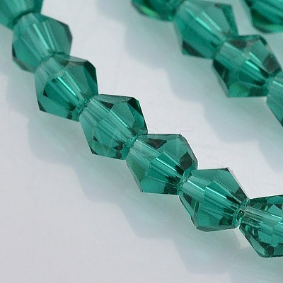 Faceted Bicone Glass Beads Strands EGLA-P017-4mm-09-1