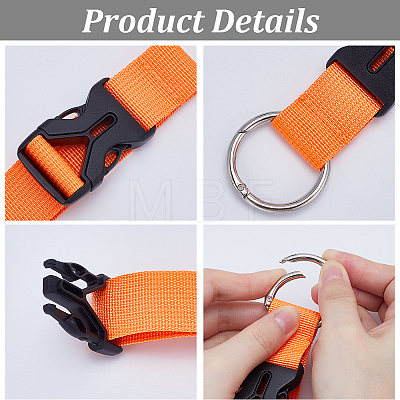 Nylon Adjustable Add-A-Bag Luggage Straps FIND-WH0111-440D-1