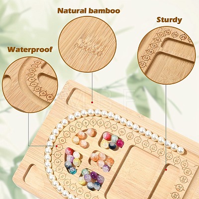 Rectangle Wood Bracelet Design Boards TOOL-YW0001-39-1