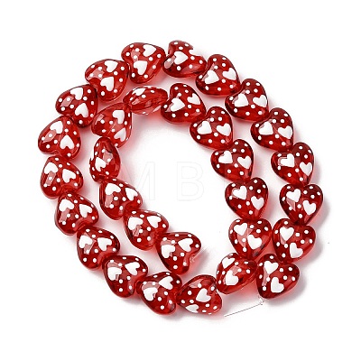 Glass Enamel Beads GLAA-Q125-01-1