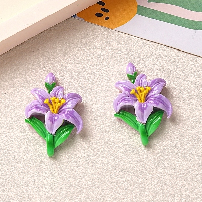 Opaque Resin Cabochons PW-WG0F442-03-1