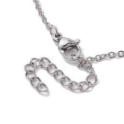 304 Stainless Steel Cable Chains Cable Necklaces NJEW-JN04714-01-1