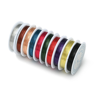 Round Copper Jewelry Wire CWIR-S002-0.4mm-M-1