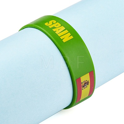 Silicone Wristbands Bracelets BJEW-K168-01S-1