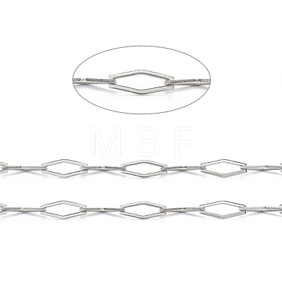 Handmade 304 Stainless Steel Link Chains CHS-M004-06P-1