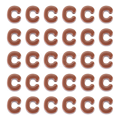 Opaque Acrylic European Beads OACR-TAC0019-006C-1