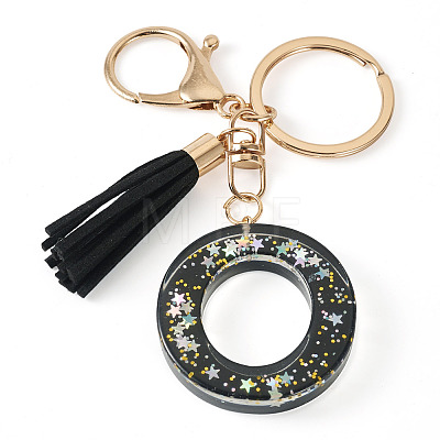 1Pc Resin Letter Keychains KEYC-TADJ0001-09O-1
