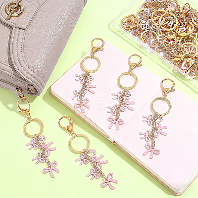 26Pcs Alloy Enamel Keychains KEYC-GA00017-1