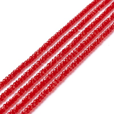 Transparent Glass Beads Strands GLAA-C019-01B-10-1