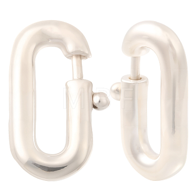 3Pcs 925 Sterling Silver Spring Gate Rings STER-BBC0008-64A-S-1